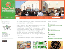 Tablet Screenshot of magnagreciasupermercati.com